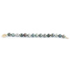 Flashy Blue-Mix Circled Tahitian Pearl Bracelet