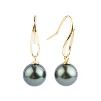 Indigo Glow 11mm Teardrop Hook Dangles