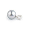 Tahitian Pearl & Diamond 12.6mm Maia Pendant on 14K White Gold