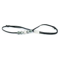 Quintuple Blue Green 9.6-11.5mm Mana Pearl Necklace