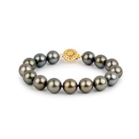 Pink Sands 10.8-11.8mm Tahitian Pearl Bracelet