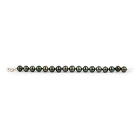 Deep Blue Green Tahitian Pearl Bracelet
