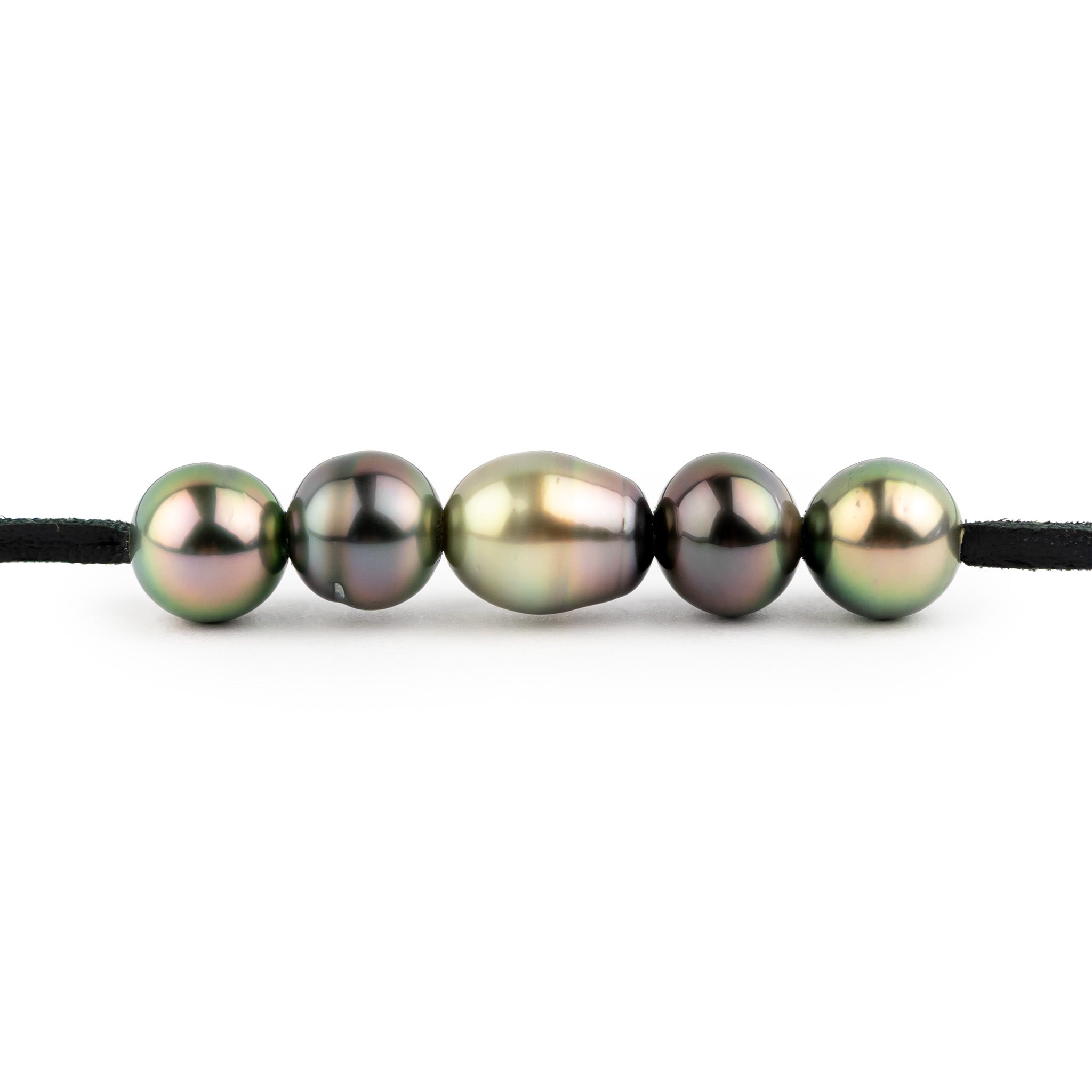 Sundown Quintuple 10-11.3mm Mana Pearl Necklace