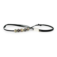 Sundown Quintuple 10-11.3mm Mana Pearl Necklace
