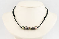Sundown Quintuple 10-11.3mm Mana Pearl Necklace