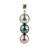 Triple Tahitian Pearl Pendant