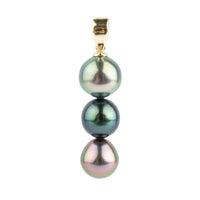 Triple Tahitian Pearl Pendant