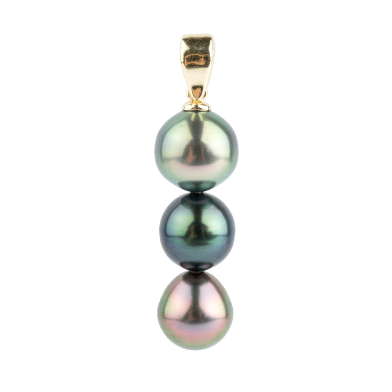 Triple Tahitian Pearl Pendant