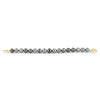 Rosy Pink Green 9-9.9mm Tahitian Pearl Bracelet