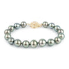 Light Golden Green 9-11mm Tahitian Pearl Bracelet