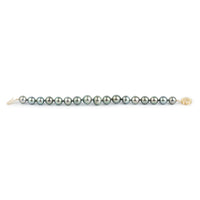 Light Golden Green 9-11mm Tahitian Pearl Bracelet