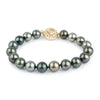 Dark Indigo Green 8-9mm Tahitian Pearl Bracelet