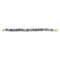 Dark Indigo Green 8-9mm Tahitian Pearl Bracelet