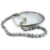 Stormy Blue-Green 9-12.7mm Tahitian Pearl Strand