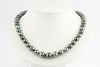 Stormy Blue-Green 9-12.7mm Tahitian Pearl Strand