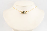 Tiare Choker Necklace on 14k Yellow Gold