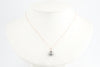 Lavender Tahitian Pearl & Diamond Toru Necklace on 14K Rose Gold