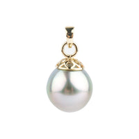 Pastel Pink 10.5mm Tahitian Pearl Filigree Pendant