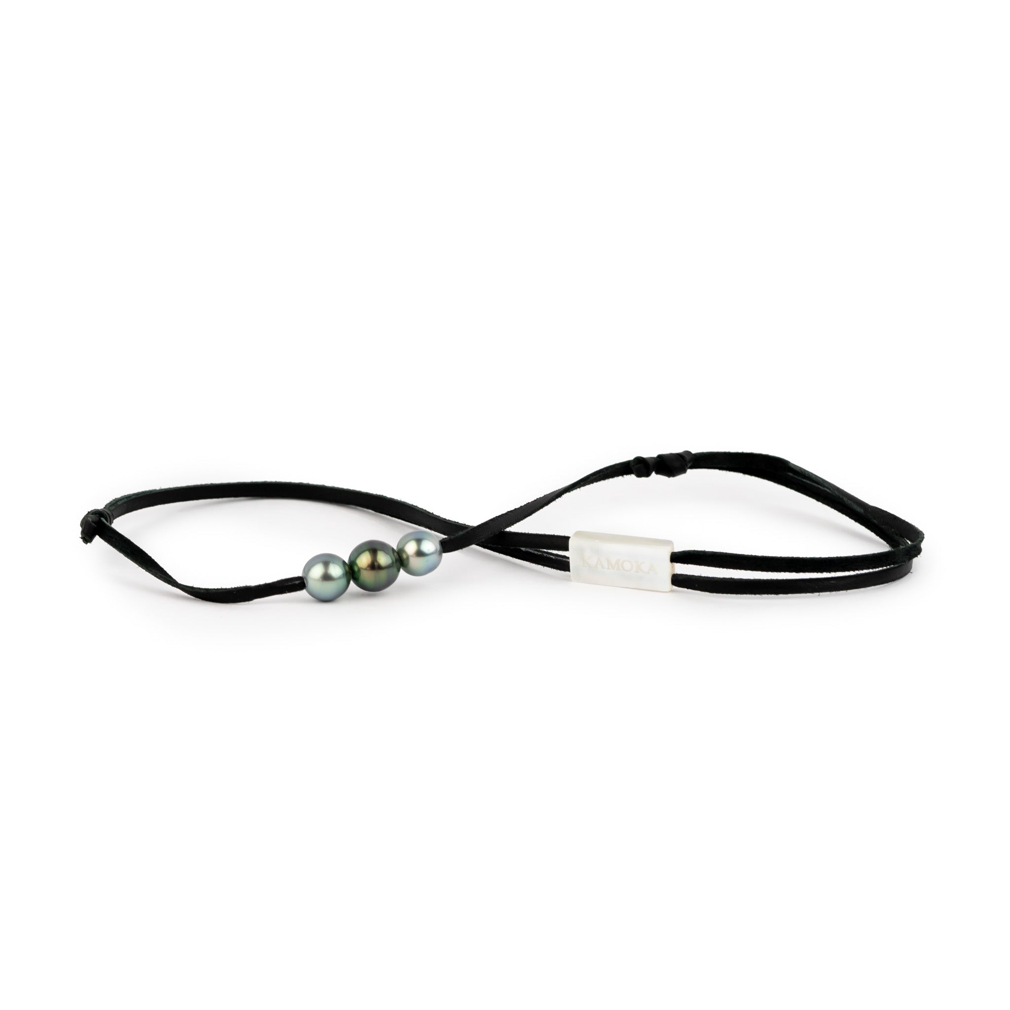 Raindrop 9-10.2mm Triple Eimeo Mana Necklace