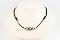 Raindrop 9-10.2mm Triple Eimeo Mana Necklace