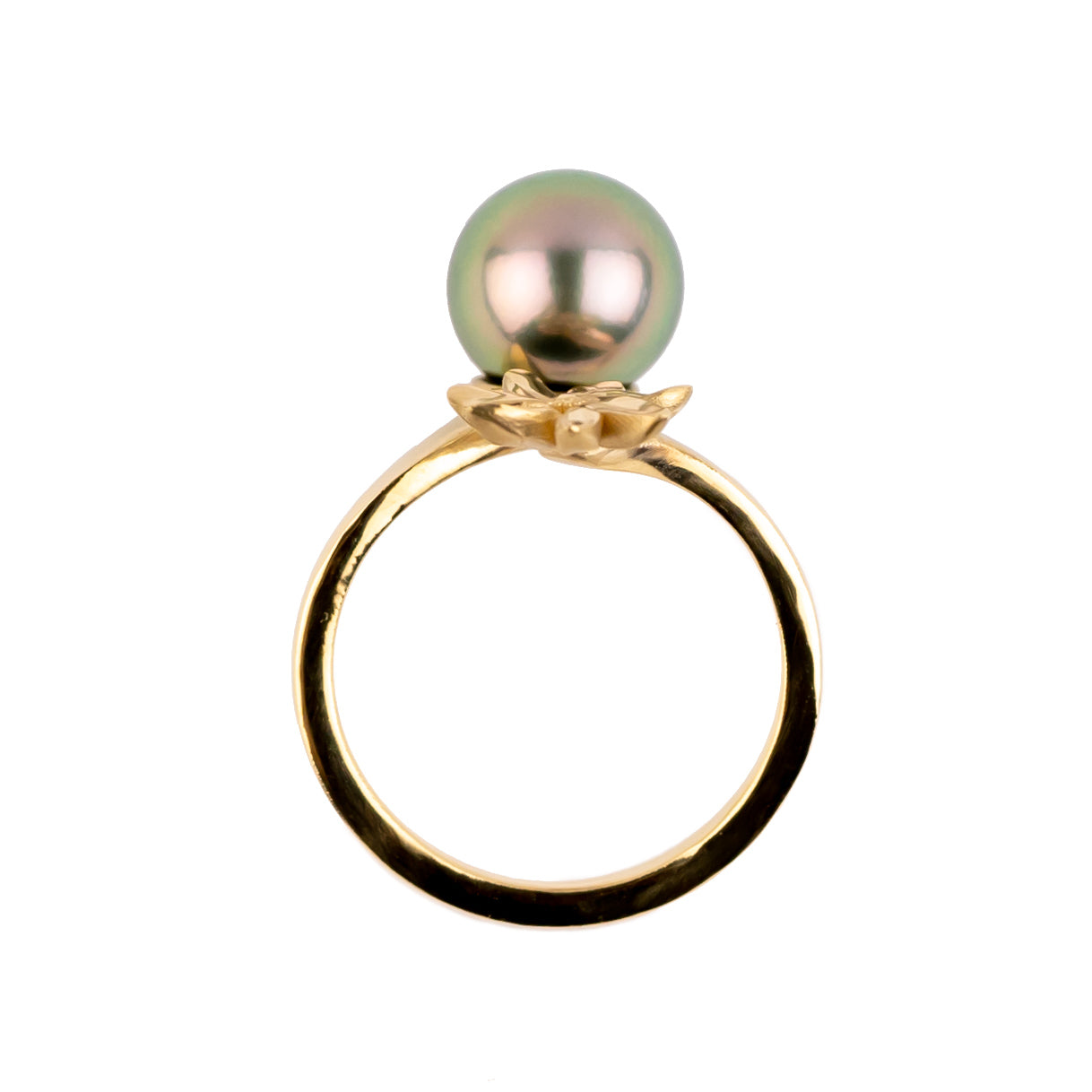 Tiaré 14K Gold Tahitian Pearl Ring