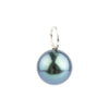Electric Blue 9mm Tahitian Pearl Pendant on Sterling Silver