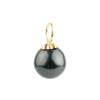 Eclipse Black 9.4mm Tahitian Pearl Pendant on Gold Filled