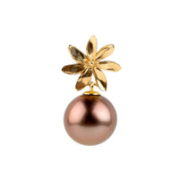 Tiaré 14K Gold Tahitian Pearl Pendant