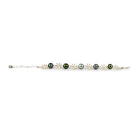 Tiaré Sterling Silver Tahitian Pearl Bracelet