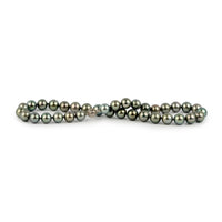 Seaglass Green 10.8-11.9mm Tahitian Pearl Choker Strand