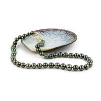 Palm Leaf 8-12.1mm Tahitian Pearl Strand