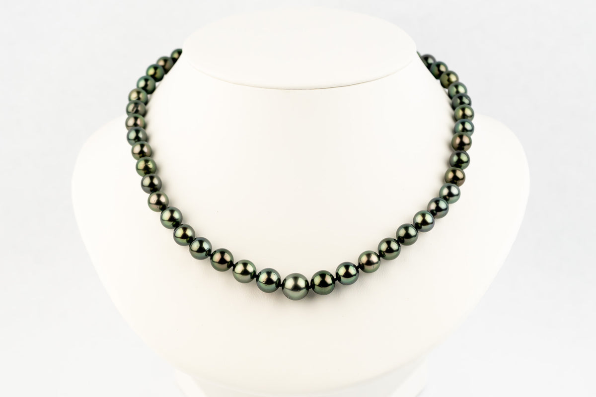 Palm Leaf 8-12.1mm Tahitian Pearl Strand