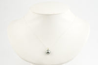 Tahitian Pearl & Peridot Aqua Pink Étoile Necklace on Sterling Silver