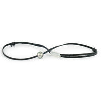 Silvery Blue Green Circled 12.2mm Super Mana Necklace