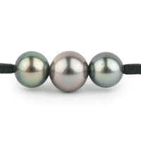 Triple 10-11.5mm Multi-Colored Eimeo Mana Necklace