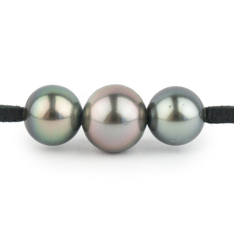 Triple 10-11.5mm Multi-Colored Eimeo Mana Necklace