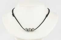 Triple 10-11.5mm Multi-Colored Eimeo Mana Necklace