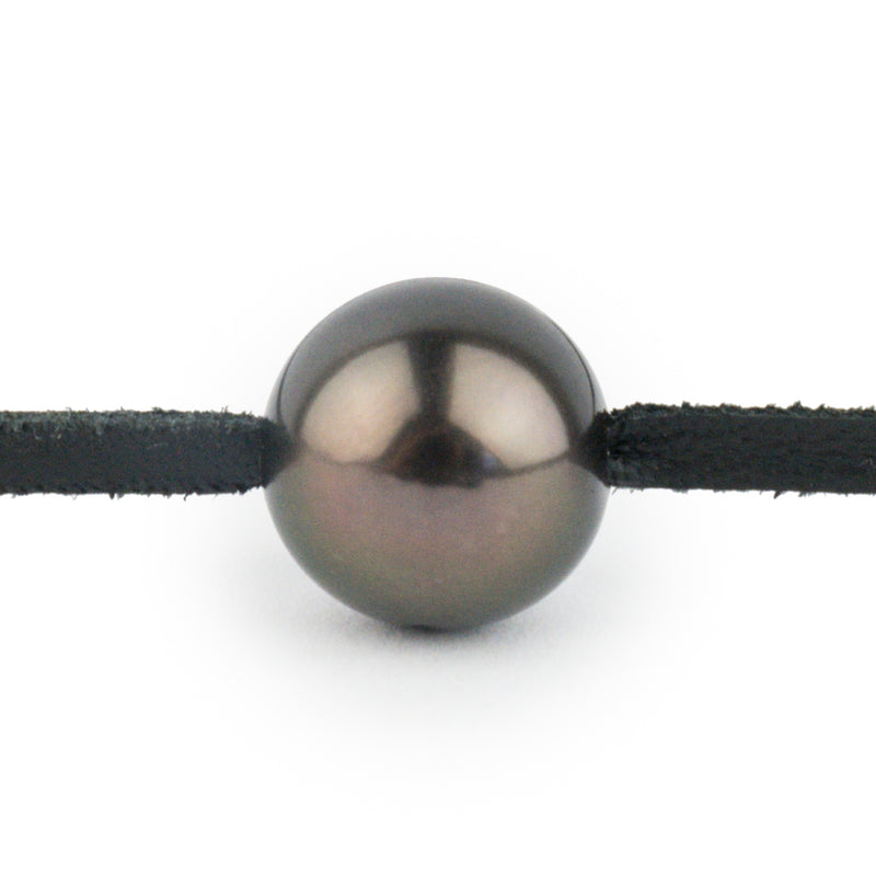 Chocolate Aubergine 12.4mm Super Mana Necklace