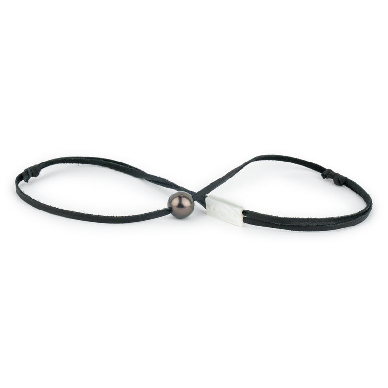 Chocolate Aubergine 12.4mm Super Mana Necklace