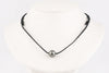 Dark Silvery Shark Skin 12.5mm Super Mana Necklace