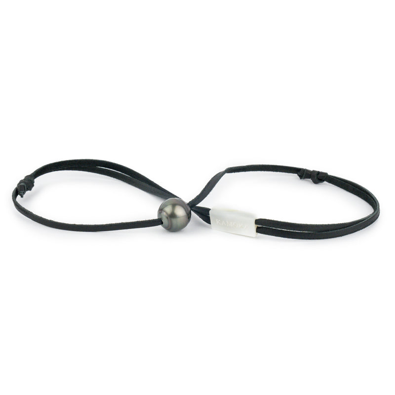 Deep Peacock Green Circled 13.6mm Super Mana Necklace