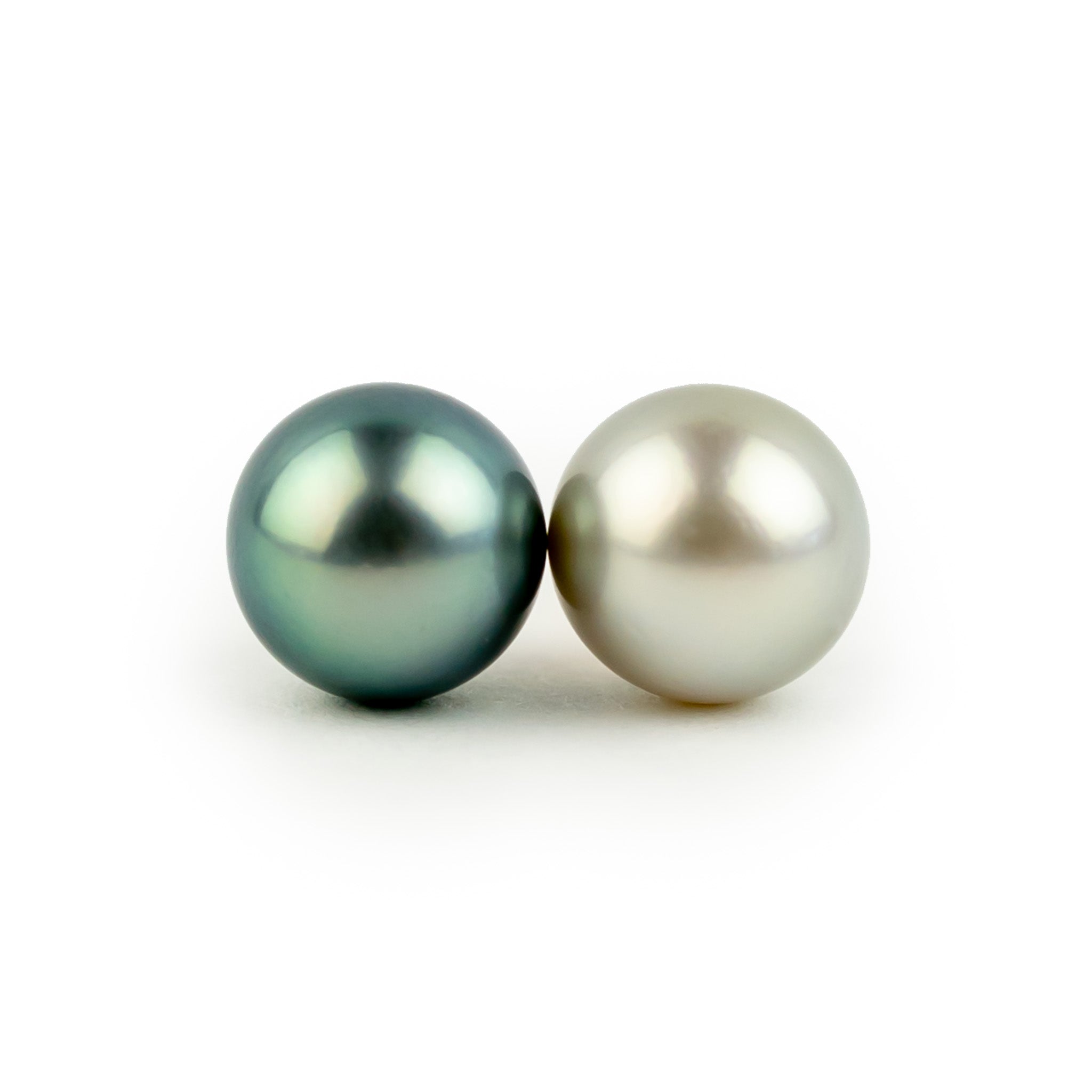Sea & Sky 10mm Tahitian Pearl Statement Stud Earrings