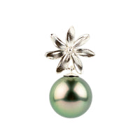 Tiaré Sterling Silver Tahitian Pearl Pendant