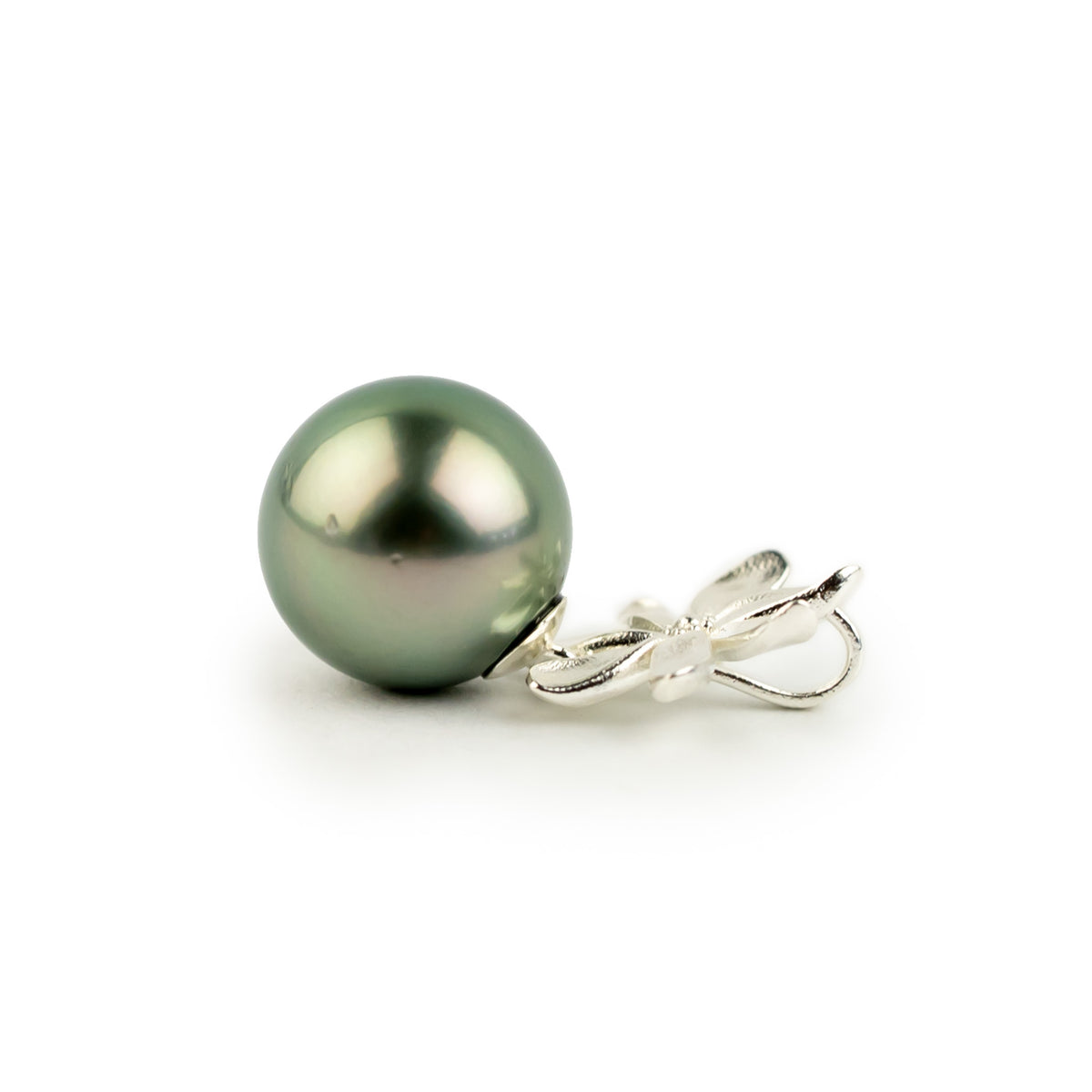 Tiaré Sterling Silver Tahitian Pearl Pendant