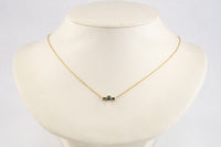 Tahitian Keshi Pearl & Diamond Mahana Necklace