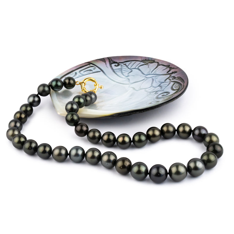 Black Sand Beach 10-12.9mm Tahitian Pearl Strand