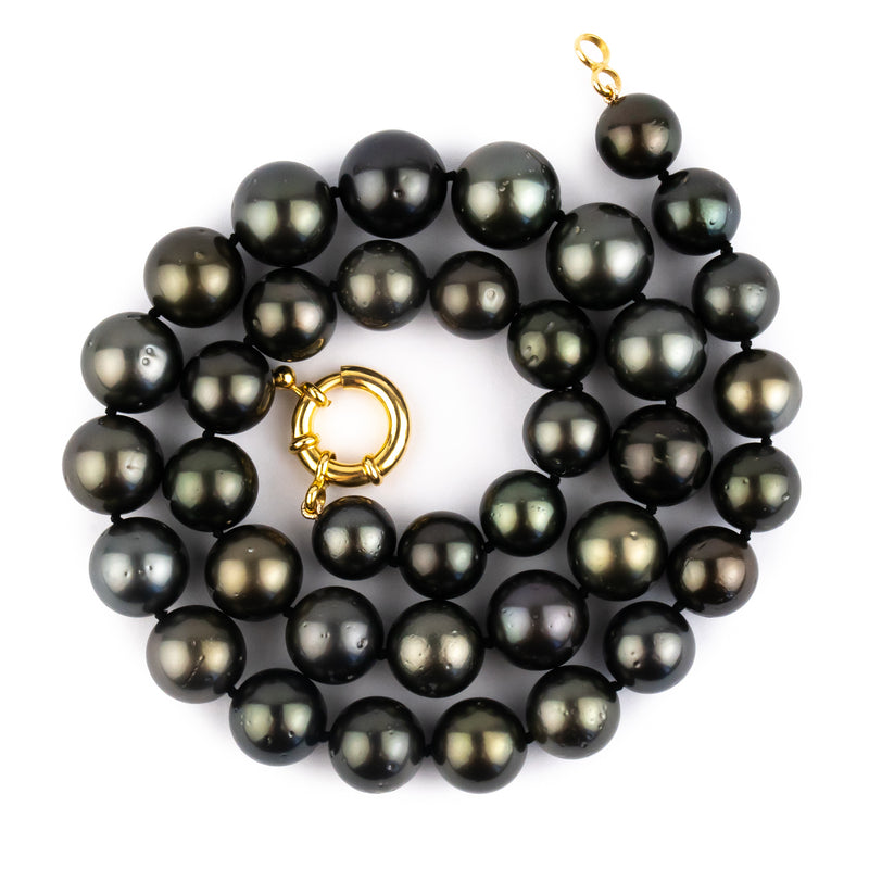 Black Sand Beach 10-12.9mm Tahitian Pearl Strand