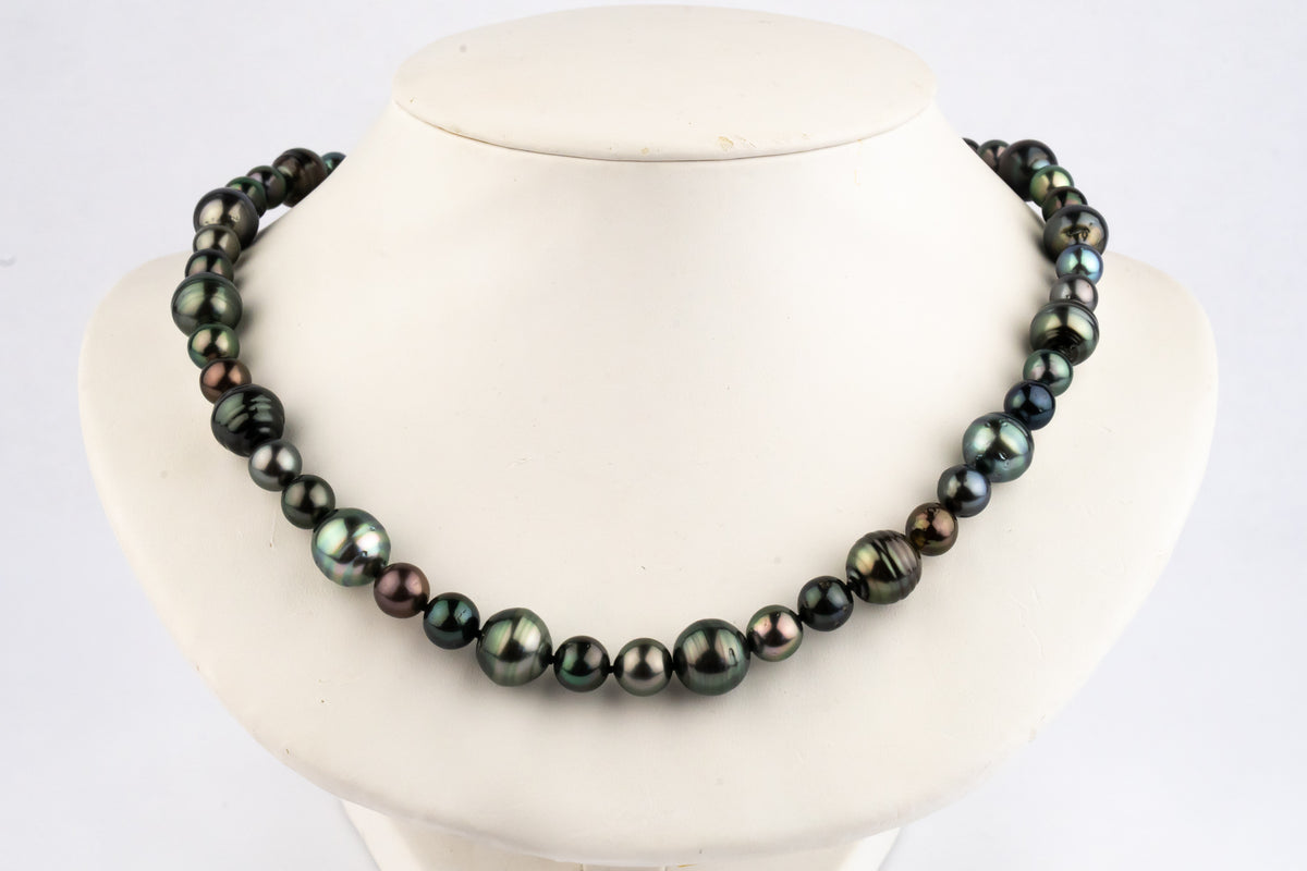 Tropical Rainforest 7-12.5mm Tahitian Pearl Strand
