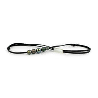 Saturn's Rings Quintuple 9.2-11.9mm Mana Pearl Necklace