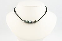 Saturn's Rings Quintuple 9.2-11.9mm Mana Pearl Necklace